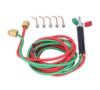 Mini chalumeau à gaz à souder, Pistolets à Souder Little Torch, Mini Kit De Torche à Gaz Avec 5 Embouts De Torche Interchangeables, Torche à Gaz De Soudage à Haute Température Pour la Rép