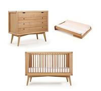 Mini chambre bébé Montessori Marley Bois 70x140 cm