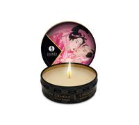 Shunga Mini bougie de massage aphrodisiaque rose 1pc