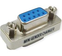 Mini changeur de genre VALUE, 9 broches Douille-douille