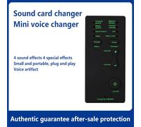 Mini Changeur De Voix Portable 7, Modulateur De Changement De Voix Pour Ps4, Xbox, Pc, Téléphone, Tablette, Carte Son, Changements De Son
