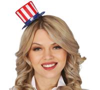 Mini Chapeau Haut De Plumes D'amérique Multicolore