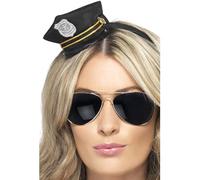 Generique Mini casquette de policier doré