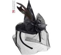 Mini Chapeau de Sorcière avec Voile or G