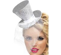 Mini Chapeau Haut De Forme (Diffé Couleurs) Sd Gris