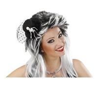 Mini chapeau haut de forme squelette adulte taille unique G