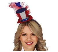 Mini Chapeau Haut De Plumes D'amérique Multicolore