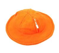 Mini Chapeau pour Animaux Orange en Feutre, Léger, pour Petits Animaux