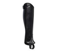 Mini-chaps avec zip arrière et bande élastique Equestro Noir 2XL