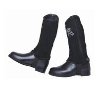 Mini-chaps en cuir enfant HKM Noir 10 ans