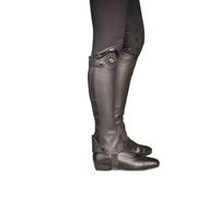 Mini-chaps en cuir femme Penelope Prisca Noir S (Tige : Standard)