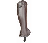 Mini-chaps en cuir graine T de T Vivaldi Marron XS