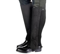 Mini-chaps en cuir suédé enfant HKM Noir 8 ans