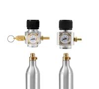 Mini chargeur de régulateur de Co2, 1 pièce, for bouteille de gaz, d'eau gazeuse, Tr21 * 4, 0-90psi, fût de brassage à domicile, carbonatation rapide(B Relief valve)
