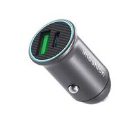 imoshion ?Mini chargeur de voiture - 2 ports - USB-A Quick Charge - USB-C Power Delivery - 60 Watts - Noir