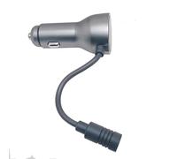 Mini Chargeur de Voiture vers 30V 2A Câble Adaptateur Secteur 12 à 24V Entrée 12 cm 18AWG Cuivre Pur Prend en Charge Jusqu'à 23 m DC Conduite Compatible avec Starlink Mini Gris