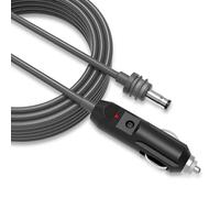 Mini chargeur de voiture vers câble d'alimentation CC - Entrée 12 V-24 V, fil de cuivre pur, compatible avec les modèles Starlink Mini/Gen 2/Gen 3, 18 AWG, prise étanche, flexible à faible impédance