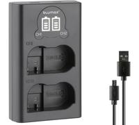 Mini chargeur double pour batteries Nikon EN-EL15c EN-EL15b EN-EL15a EN-EL15 - USB-C/Micro USB pour recharger - Chargeur pour Nikon Z8 Z7 II Z6 III Zf.[V1491]
