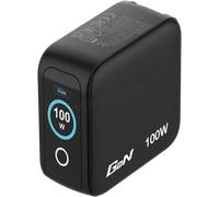 Mini chargeur secteur Verbatim avec écran x2 USB C + x1 USB A 100w (Noir)