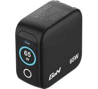 Mini chargeur secteur Verbatim avec écran x2 USB C + x1 USB A 65w (Noir)