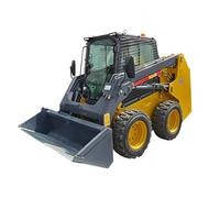 Mini chargeuse compacte avec accessoires - Chargeuse à roues avant pour l'aménagement paysager, l'excavation et l'utilisation agricole