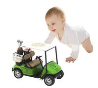 Mini chariot de golf - Véhicule en métal moulé sous pression à collectionner et à jouer, modèle d'action réaliste à tirer, longueur compacte de 10 cm, échelle précise 1:36, moulé en de zinc