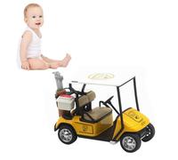 Mini chariot de golf - Véhicule en métal moulé sous pression à collectionner et à jouer, modèle d'action réaliste à tirer, longueur compacte de 10 cm, échelle précise 1:36, moulé en de zinc