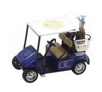 Mini chariot de golf - Véhicule en métal moulé sous pression à collectionner et à jouer, modèle d'action réaliste à tirer, longueur compacte de 10 cm, échelle précise 1:36, moulé en de zinc