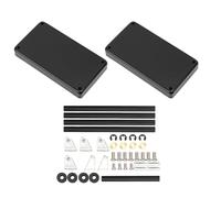 Mini chariot de rangement d'outils à 2 niveaux avec roues pour garage d'atelier modèle 1/10 1/8 RC (noir) (Noire)