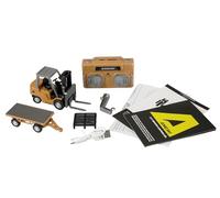 Mini Chariot élévateur télécommandé en métal avec remorque proportionnelle 8 canaux 1:64 RTR Enfants à partir de 6 Ans