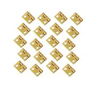 Mini charnières métalliques for meubles miniatures (échelle 1/12) - Lot de 10