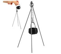 Mini Chaudron 0, 8'' Chaudron d'halloween avec Poignée et 3 Tiges de Support 1:12 Accessoires de Maison Poupée Mini Caudron Miniatures Maison Poupée d'halloween en Fonte avec Tiges Supp