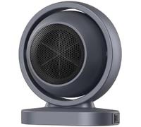 Mini chauffage électrique à air chaud - Portable en hiver - Chauffage d'appoint à haut rendement pour chauffage électrique - Convient pour la maison et le bureau - Gris
