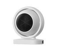 Mini chauffage électrique à air chaud - Portable en hiver - Chauffage d'appoint à haut rendement pour chauffage électrique - Convient pour la maison et le bureau - Blanc