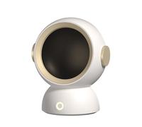 Mini chauffage électrique de salle bain, ventilateur chauffant PTC à rapide, chauffe-plats portable for chambre coucher,Dispositif de réchauffement(blanc)