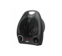 Mini-chauffage électrique portatif EDM noir 1000W 2000W