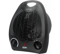 Mini-chauffage électrique portatif EDM noir 1000W 2000W Noir G