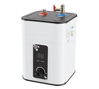 Mini chauffe-eau électrique - 1500 W - 8 l - En acier inoxydable 304 - Chauffage rapide sous table avec contrôle de la température - Pour cuisine, salle de bain, camping-car