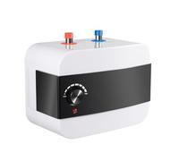 Mini chauffe-eau électrique 1500 W - Chauffe-eau sous évier avec affichage LED - Régulateur de température 30 à 65 °C - Résistant à la pression - Chauffe-eau électrique - Stockage d'eau chaude (blanc