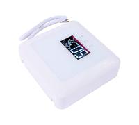 Mini chauffe-eau électrique 7500 W avec écran LCD - Chauffe-eau sous évier - Pour cuisine, salle de bain et machine à laver (blanc)