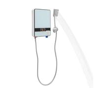 Mini chauffe-eau électrique instantané 6500 W 220 V avec buse de douche, chauffe-eau instantané 30 à 55 °C pour salle de bain, cuisine