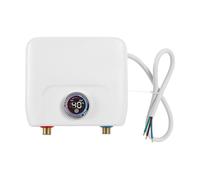 Mini chauffe-eau électrique instantané 6500 W avec affichage de la température LED, petit chauffe-eau pour cuisine, salle de bain