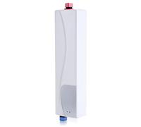 Mini Chauffe-eau électrique sans réservoir, 220V Chauffe-eau électrique instantané sans avec soupape de surpression Chauffe-eau avec lumière LED pour cuisine salle de bain 3000w