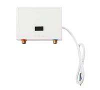 Mini chauffe-eau instantané 5500 W - 220 V - Système de chauffage thermostatique avec télécommande - Affichage numérique tactile - Pour la maison, la cuisine, la salle de bain