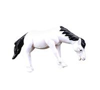 Mini Cheval Blanc Forme Modèle Chemin de Fer Paysage Maison Bureau Décoration Ornements Accessoires Micro Paysage Paysage Modèle Très Pratique et Populaire Durabilité