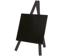 Securit – Trépied mini ardoise de table – Bois finition noir laqué – 24x15 cm – Multicolore G