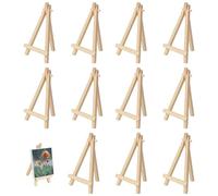 Mini Chevalet Bois, CHevalet de Table en Bois, Pour la Peinture, les Décoratifs et L'apprentissage de L'éducation (12)