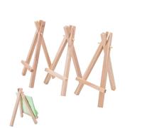 Mini Chevalet D'artiste En Bois 12.5x7cm, 1 Pièce, Support D'exposition De Cartes De Table De Mariage Pour Décoration De Fête
