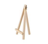 Mini chevalet de bureau triangulaire pliable en bois, petit trépied, support de table de mariage (10 x 15 cm)