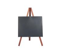 Mini Chevalet En Bois - Ardoise Noire - 24x15cm - Menu - Décoration De Table